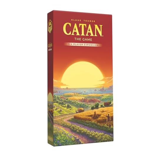 CATAN 6th Edition 5-6 Player Expansion | Board Game | Ages 10+ | 3-6 Players | 60-90 Minutes Playing Time
