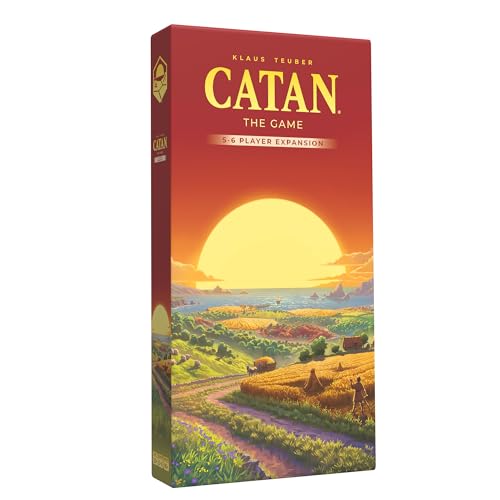 CATAN 6ª edición de expansión de 5 a 6 jugadores | Juego de mesa | A partir de 10 años | 3-6 jugadores | 60-90 minutos de tiempo de juego
