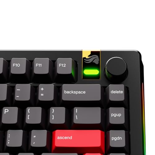 Image of GLORIOUS Gaming - GPBT Gradient Keycaps for Custom Mechanical Keyboards, No Fade Dye-Sublimated, Fits 100%, 75% 65% 60%, PBT Polymer, Fits ANSI & ISO, Supports Windows & macOS - Celestial Fire