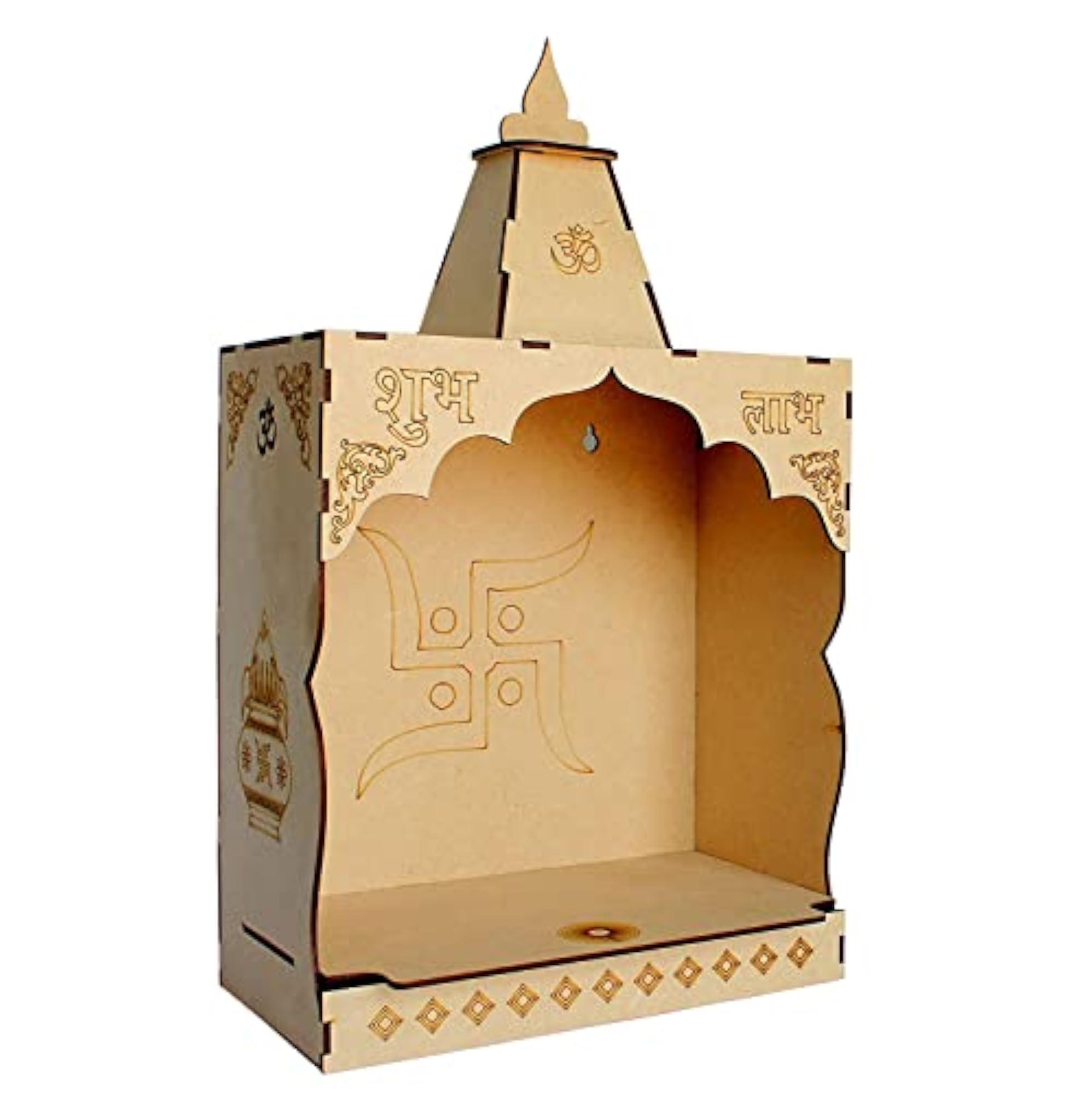 DIY MDF Puja Temple for Home, Shop, Office