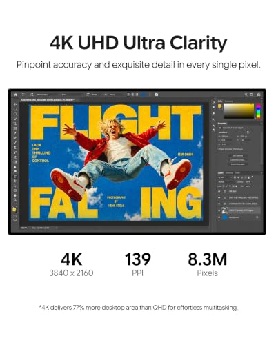Image of P32D 32 inch 4K Monitor, IPS Glossy Panel (Honeycomb Without Stand)
