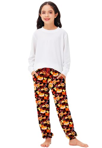 Image of Deerose 4th of July Pants American Flag Drawstring Sweatpants with Pockets 5-14 Years