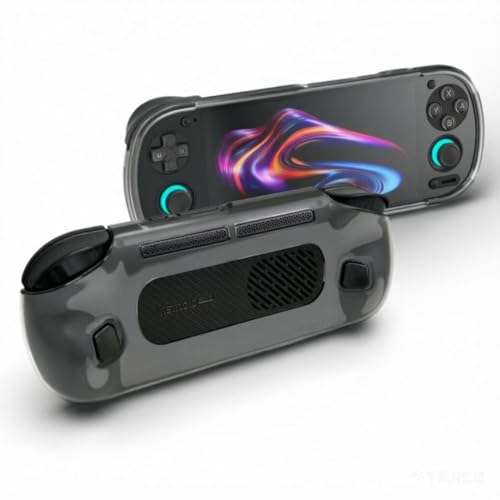 Walieoka Protective Case Compatible with Retroid Pocket 6 Game Console,TPU Protective Cover Game Console with Ergonomic Grip - Anti-Collision and Non-Slip (Transparent Black) image 5