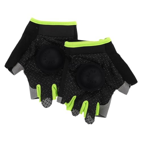 Kichvoe Guantes de Entrenamiento de Baloncesto, Talla Ajustable, Diseño Verde y Negro, Accesorios Antideslizantes para Mejorar el Manejo del Balón Fuerza en Entrenamientos de Drible