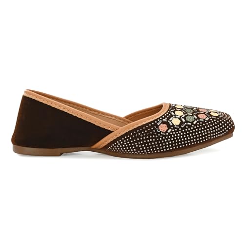 Image of Flavia Womens Flv07 Ballet Flat | Ethnic Shoes | Wedding Footwear | Fashionably Stylish for Everyday wear
