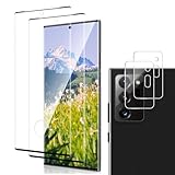 Carantee 2+2 Stück Schutzfolie für Panzerglas für Samsung Galaxy Note 20 Ultra 5G, Superdünn Bläschenfrei HD Anti-Kratzer Samsung Note 20 Ultra Schutzglas, 3D Curved Präziser Ausschnitt Bildschirmfolie
