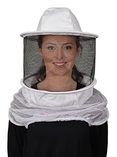 Humble Bee 210 Polycotton Beekeeping Veil with Round Hat - Image 3