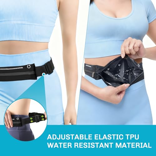 Laufgürtel für Handy wasserdichte Bauchtasche Herren Damen Lauftasche Running Belt Sportgürtel Handytasche Joggen Handyhalterung für Drinnen und Draußen Joggen Fitness Radfahren und Reisen Laufgurt