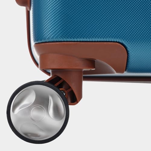 Durable Lightweight Luggage Set with Spacious Storage, Double Spinner Wheels and Travel Bags, 28-Inch, Blue4