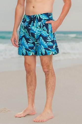 Image of Kanu Surf Men's Troy Stripe Swim Trunks