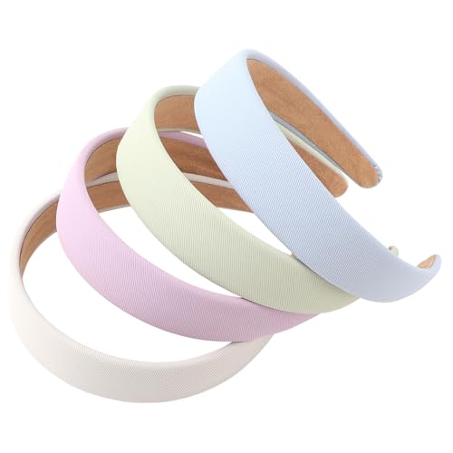 Image of DRESHOW 4 Pcs Wide Headbands for Women Girls Turban Vintage Boho Head Bands Fashion Non Slip Head Wraps Hoop Hair Accessories