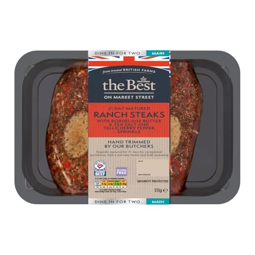 Morrisons The Best Ranch Steaks with Bordelaise Butter 313g