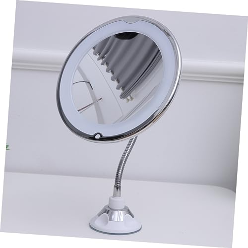 Miroir de maquillage ventouse réglable VICASKY avec éclairage miroir grossissant orientable - 6