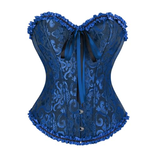 Image of frawirshau Women's Overbust Costume Corset Renaissance Victorian