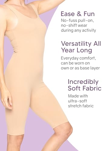 Image of STRETCH IS COMFORT Teamwear Women's Regular and Plus Size Cotton Tank Unitard