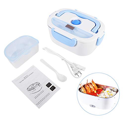 Electric Lunch Box Portable Lunch Heater with Individual Soup Box Removable Stainless Steel