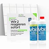 Arvox Pro Fugen + Fliesen Spezialreiniger 2 x 0,5 L Set - dreckige Fliesenfugen reinigen mit Intensivreiniger - Fliesen- und Fugenreiniger aufbessern & auffrischen mit Sofortwirkung