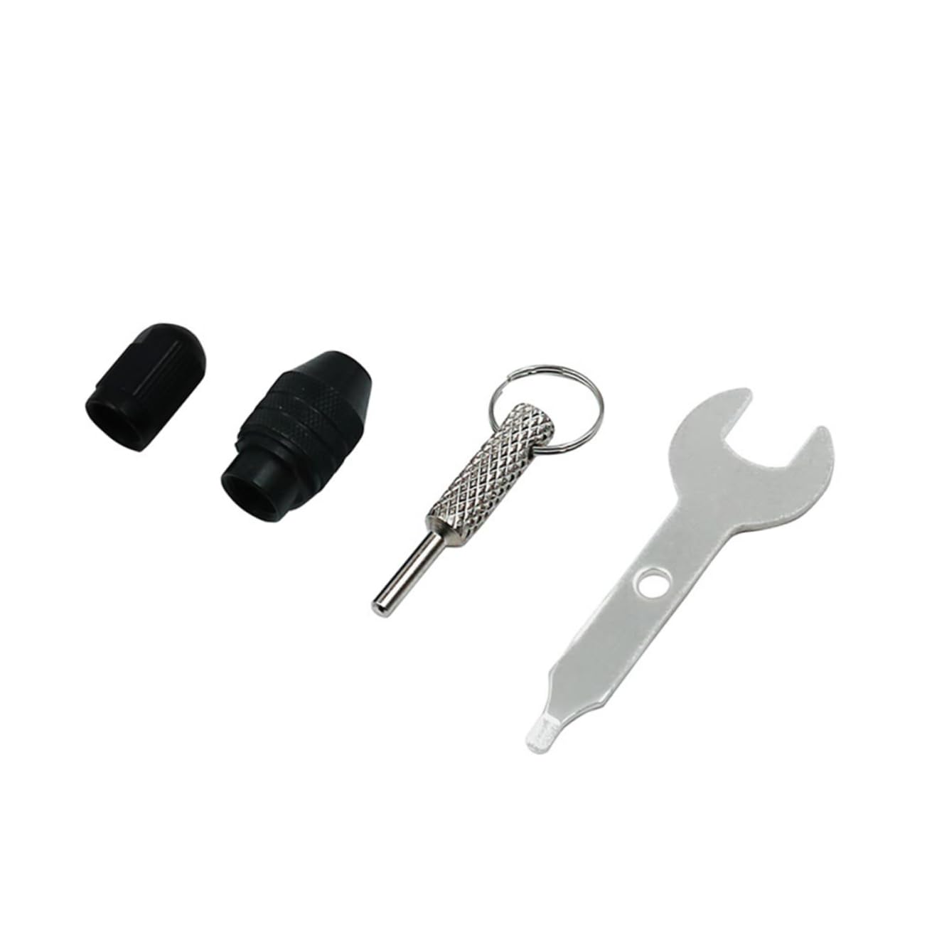 Homoyoyo Flexible Wellenverlängerung 3,2mm für Elektrowerkzeuge mit Silbernem Metallgriff und Kunststoff Geeignet zum Schleifen und Polieren mit Einfachem Anbringen