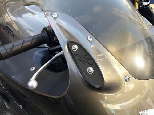 Caches de rétroviseurs Honda CBR1100 XX obturateurs carénage Super Blackbird 1997-2008