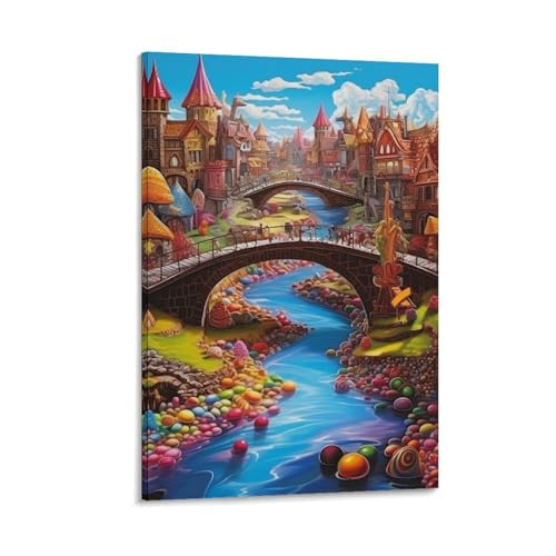RWLOVJQZA Paraíso Cuadro En Lienzo Cuadro Decorativo Pinturas Murales Pintura Poster Impresiones Lienzo Para Dormitorio Salon Poster 12x18inch(30x45cm)
