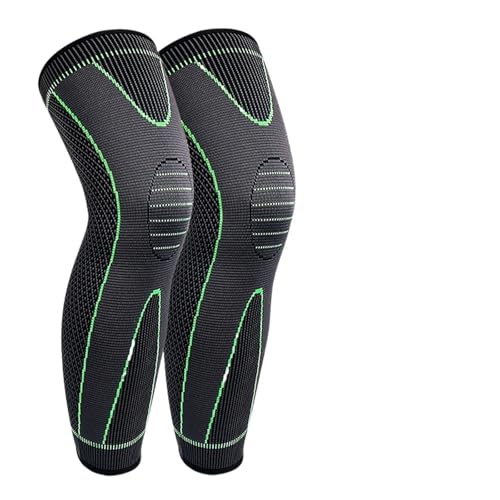 Rodilleras compresión deportivas con soporte protector de pierna completa