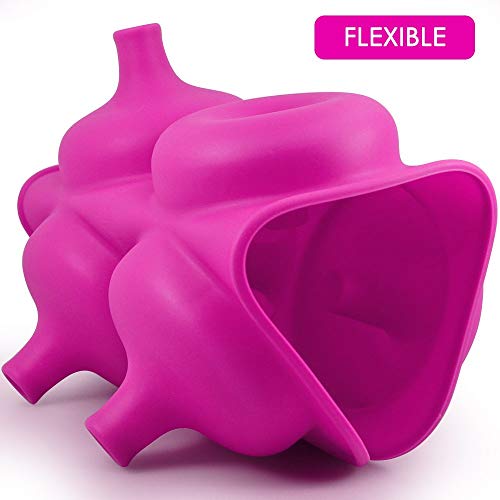 ROYALTEC Silicone Donut Moulds – 3 Pack Non-Stick BPA-Free Trays (18 Cavities) – Oven, Microwave & Dishwasher Safe – Colourful Donut Baking Set (Green, Orange, Pink) - Image 6