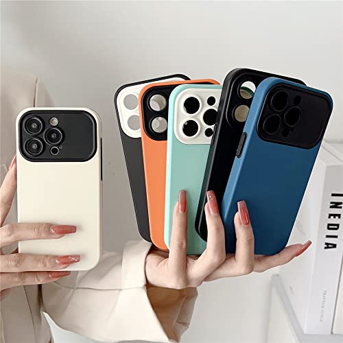 Coque iPhone 13 antichoc en silicone mat avec protection camera intégrée