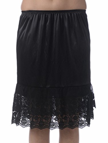 Layers and Lace Lace Slip Extender Black Small