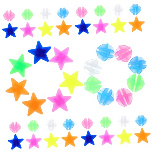 BESPORTBLE 72pcs Bike Wheel Beads Spoke Decorations for Bikes Bike Spoke Balls Boys and Girls' Bicycle Ornaments