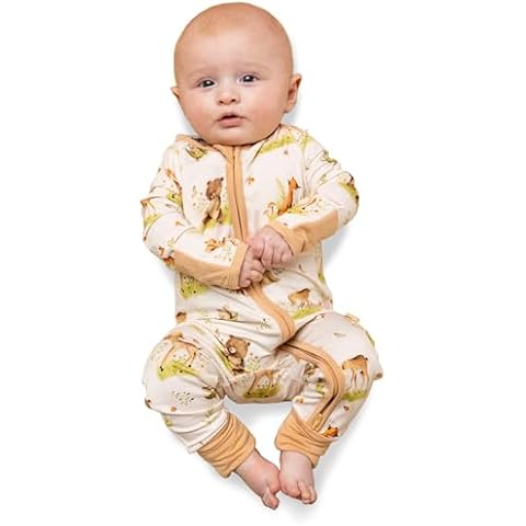BABYGO® Bamboo Sleepsuit with Zipper Cover