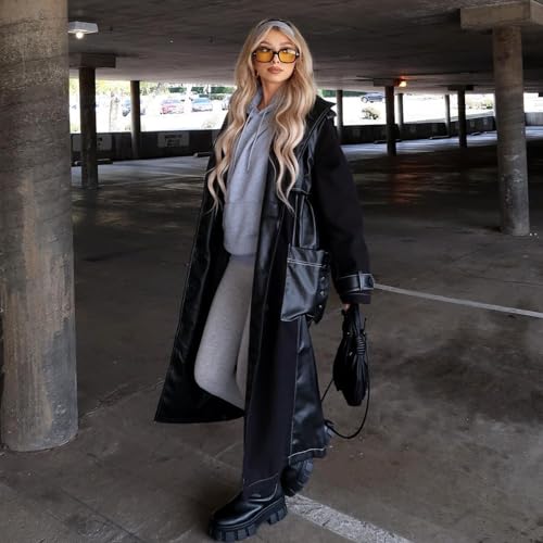 USonline911 DUPER Trendy Retro Oversized Yellow Orange Lens Sunglasses for Men and Women4