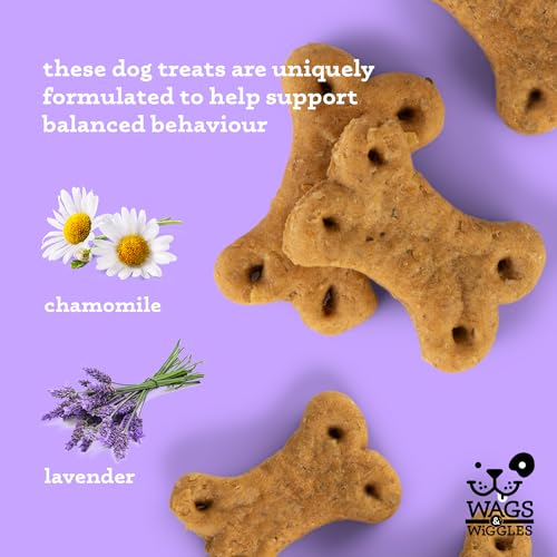 Wags-Wiggles-Simmer-Down-Calming-Treats-for-Dogs-Chicken-Flavor-55-oz-Resealable-Bag-Helps-Maintain-Relaxation-Functional-Treats-for-Dogs-with-Lavender-and-Chamomile Wags Wiggles Simmer Down Calming Treats for Dogs Chicken Flavor 55 oz Resealable Bag Helps Maintain Relaxation Functional Treats for Dogs with Lavender and Chamomile