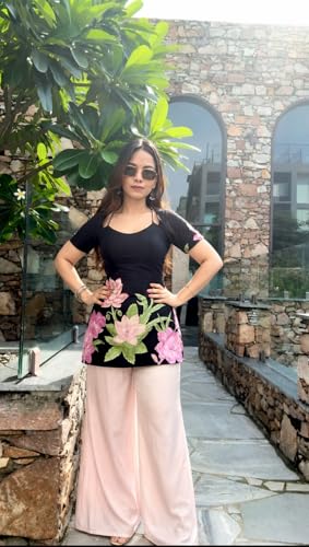 Image of ANNI Designer Cotton Short Kurti for Women | Stylish Kurti | Short Kurti Top | Casual Kurta for Women | Comfortable Cotton Kurtis for Womens