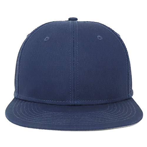 Image of Armycrew Oversize XXL Blank Flatbill Mesh Snapback Cap