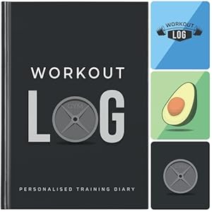 Workout Log Gym – XL A5 hardback Gym en Fitness Dagboek met Heavy-Duty Covers