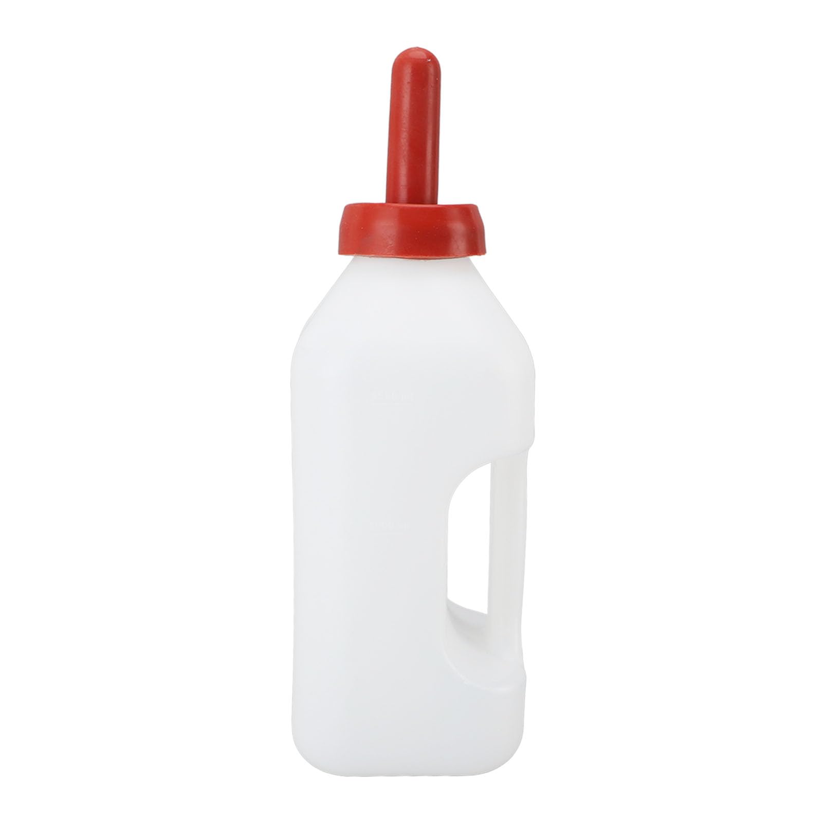 Wakects Biberón para Terneros de 2 Cuartos de Galón, con Diseño Antideslizante a Prueba de Fugas, Tetina de Silicona y para Facilitar la Alimentación de Lactancia, Alimentador de (Olla de Leche