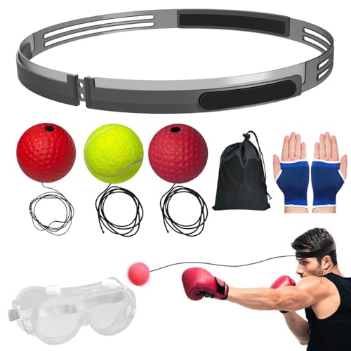 Balle de reflexes boxe pour s entraîner à la maison et améliorer sa vitesse