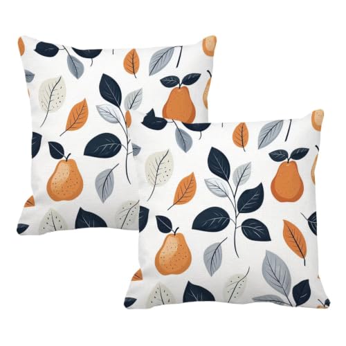 Taie décorative extérieur haut de gamme aspect lin blanc 80 x 80 - 3