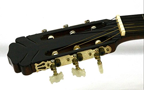 Musikalia VINTAGE Guitare classique, de lutherie, en zebrano – Modèle solo – construit entre 1960 et 1975 - Les Beatles, Paul McCartney, John Lennon, RIngo Starr, George Harrison Musikalia VINTAGE Guitare classique, de lutherie, en zebrano - Modèle solo - construit entre 1960 et 1975 – Image 6