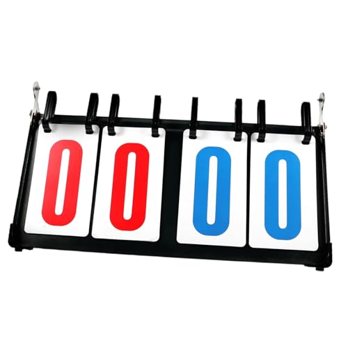 SUPVOX Flipping Scoreboard for Basketball Baseball Volleyball Durable Scorekeeper with Display Convenient Portable Design for Multi Sport Events