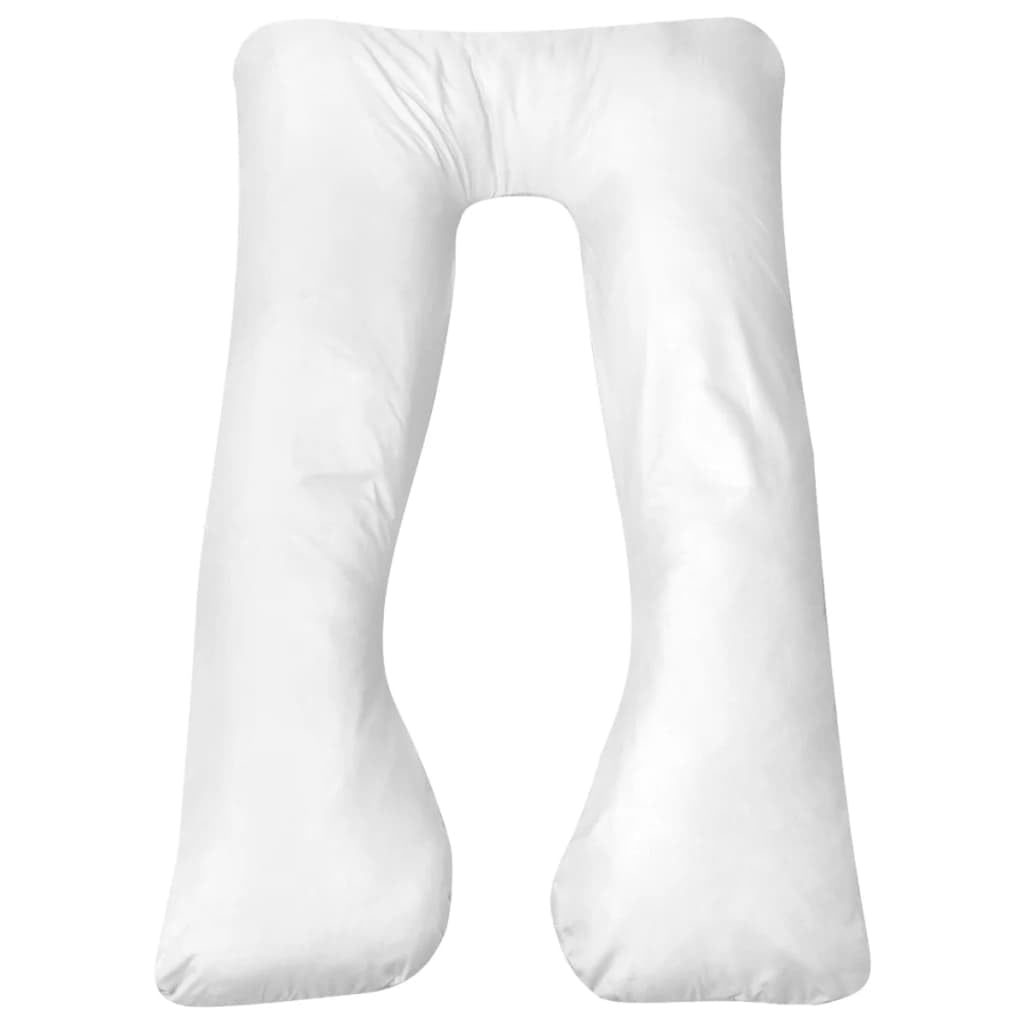 Almohada de embarazo genérica en forma de U blanca 90x145 Cm