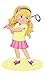 Tot Jocks - Pink Golf Glove for Kids, Golf Gloves with Rhinestone Flowers, Junior Golf Gloves with Superior Grip and Comfortable Fit for Girls Ages 5 to 7, Small, Right (Left Handed Kids)