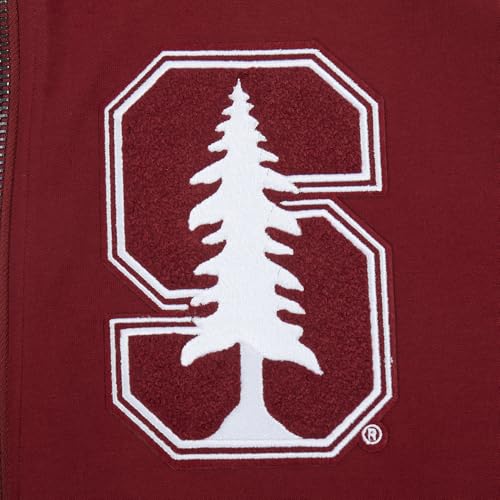 Image of Pro Standard Mens College Classic Chenille Cotton Double Knit Full Zip Hoodie