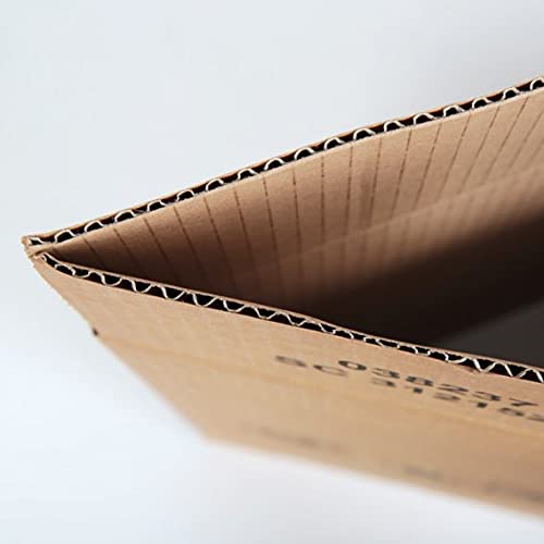Lot de 50 Caisse américaine carton simple cannelure - 26 x 20 x 18 cm | colis postal déménagement
