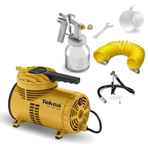 Tekna Compressor De Ar Direto Bivolt Cd1.2Bk Com Kit