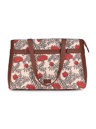 Image of ZOUK Urban Escape Bag | Stylish Vegan with Laptop Compartment, Trolley Sleeve & Anti-Theft Pocket |