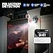 LITYMOL 2K 2.4g WiFi Security Cameras Wireless Outdoor, 360° View Solar Cameras for Home Security, Color Night Vision, AI Detection, 2-Way Audio, Spotlight Siren Alarm, SD/Cloud Storage