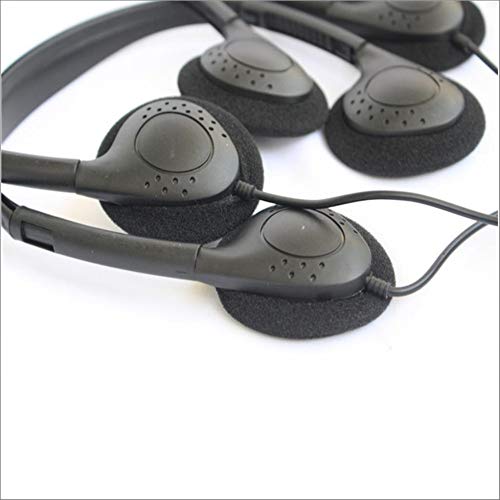Saidbuds Classroom Headphones Bulk Earbuds Headphones for Schools,Libraries,Museums,Hotels,Hospitals,Gym (25 Pack) - Image 3