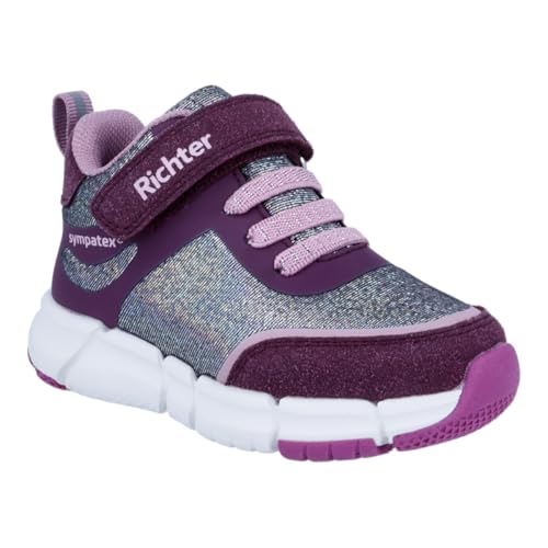 Richter Kinderschuhe Jungen Mädchen Wallaby 2.0 Sneaker, Lady/Black/Orchid...