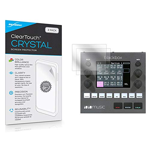 BoxWave Screen Protector Compatible with 1010music Blackbox - ClearTouch Crystal (2-Pack), HD Film Skin - Shields from Scratches for 1010music Blackbox